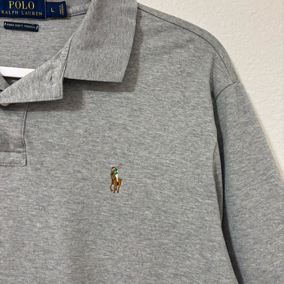 Polo Ralph Lauren | grey pima soft touch polo - Picture 4 of 5